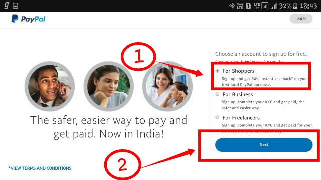 How To Create PayPal Account for Shoppers? All details in Hindi