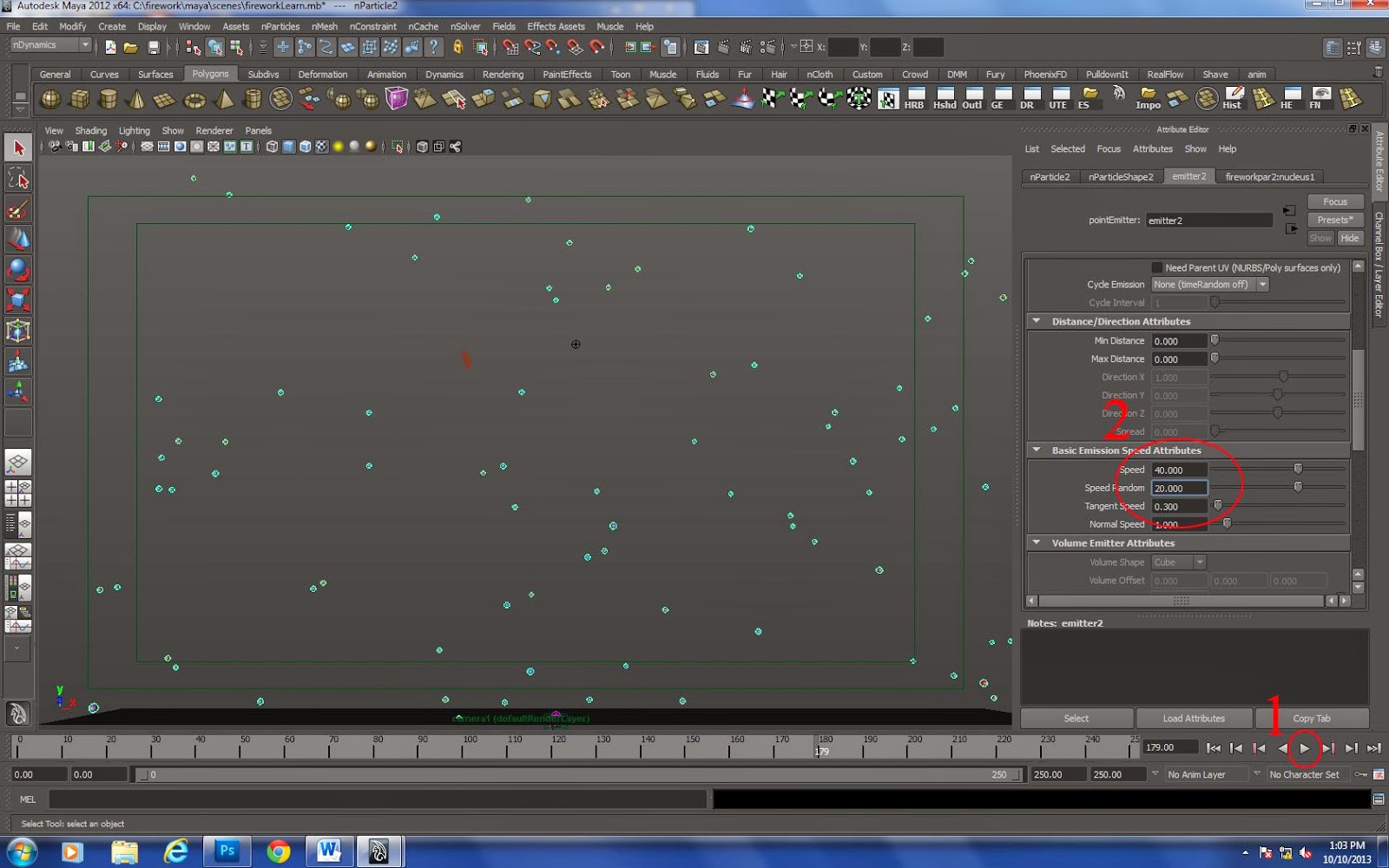 Particle maya 2016 tutorial triballuli