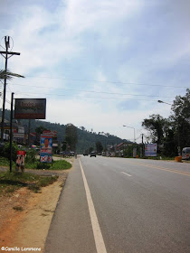 Main road in Khao Lak, December 2012