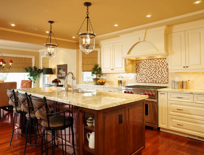 Lighting Your Kitchen A Focal Point, Country Kitchen Island Lighting