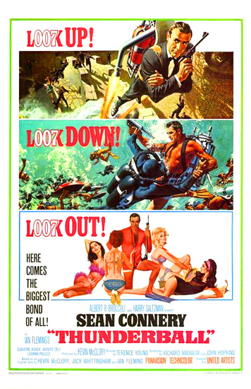 Thunderball (1965) Original Poster
