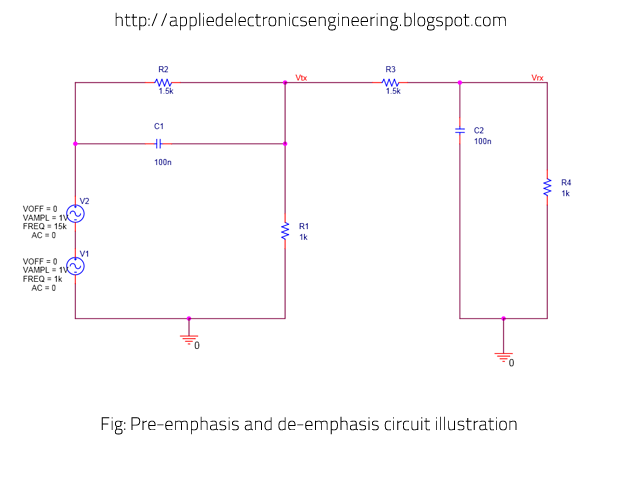 De Emphasis Circuit Diagram
