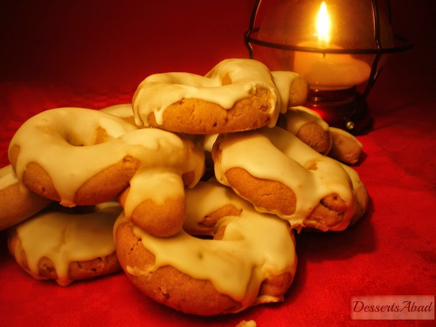 Rosquillas de anís glaseadas