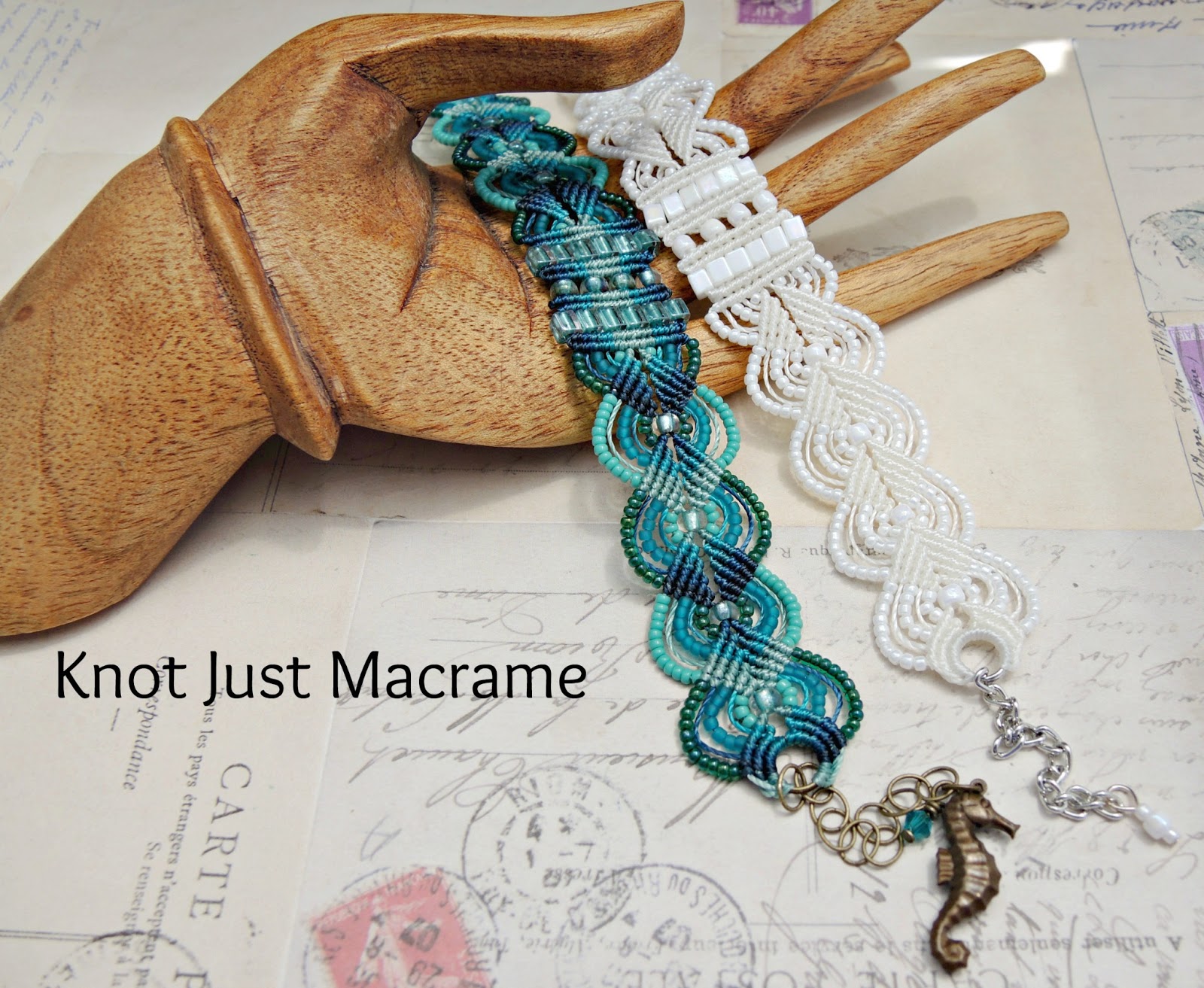 Knot Just Macrame by Sherri Stokey: My Favorite Color in Micro Macrame ...