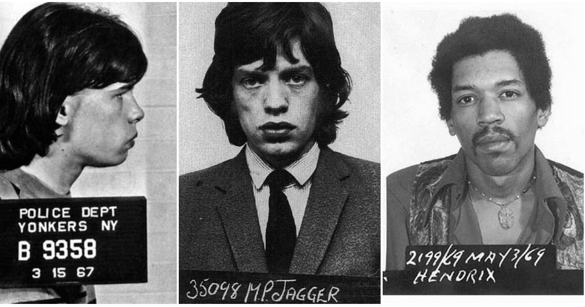 From Jimi Hendrix to Ozzy Osbourne, Here Are 11 Worst Mugshots of Rock Star...