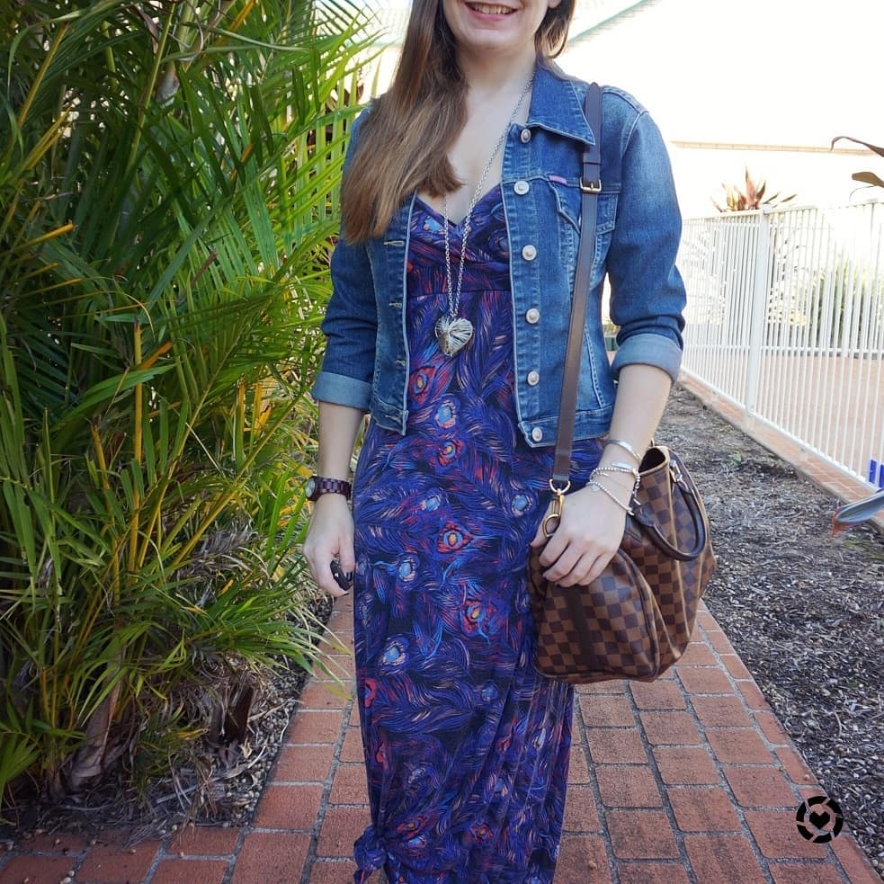 Away From Blue  Aussie Mum Style, Away From The Blue Jeans Rut: Summer  Maxi Dresses and Louis Vuitton Speedy Bandouliere