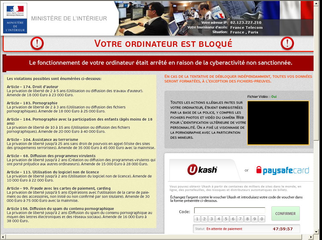 Vous Avez été Redirigé Vers Le Site Du Ministère Site bloqué ministère de l'intérieur - Astucesinformatique