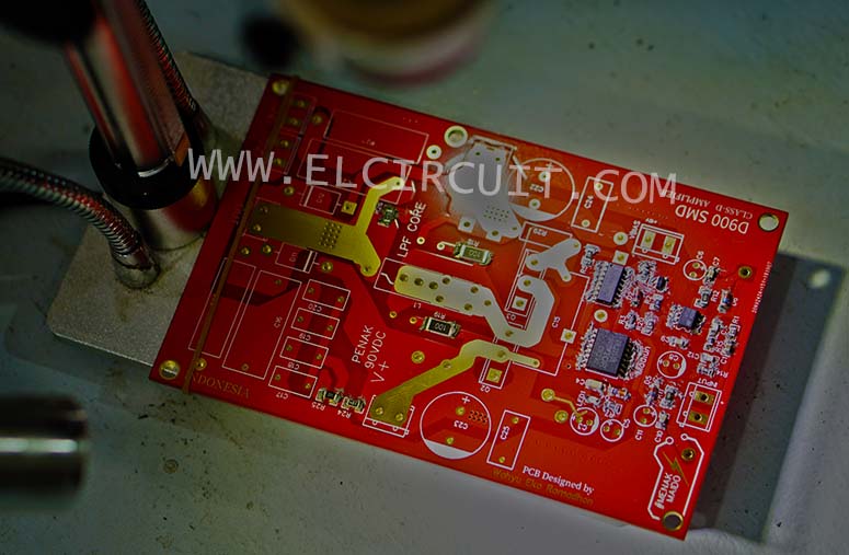 CLASSD Power Amplifier D900 IR2110 SMD Electronic Circuit