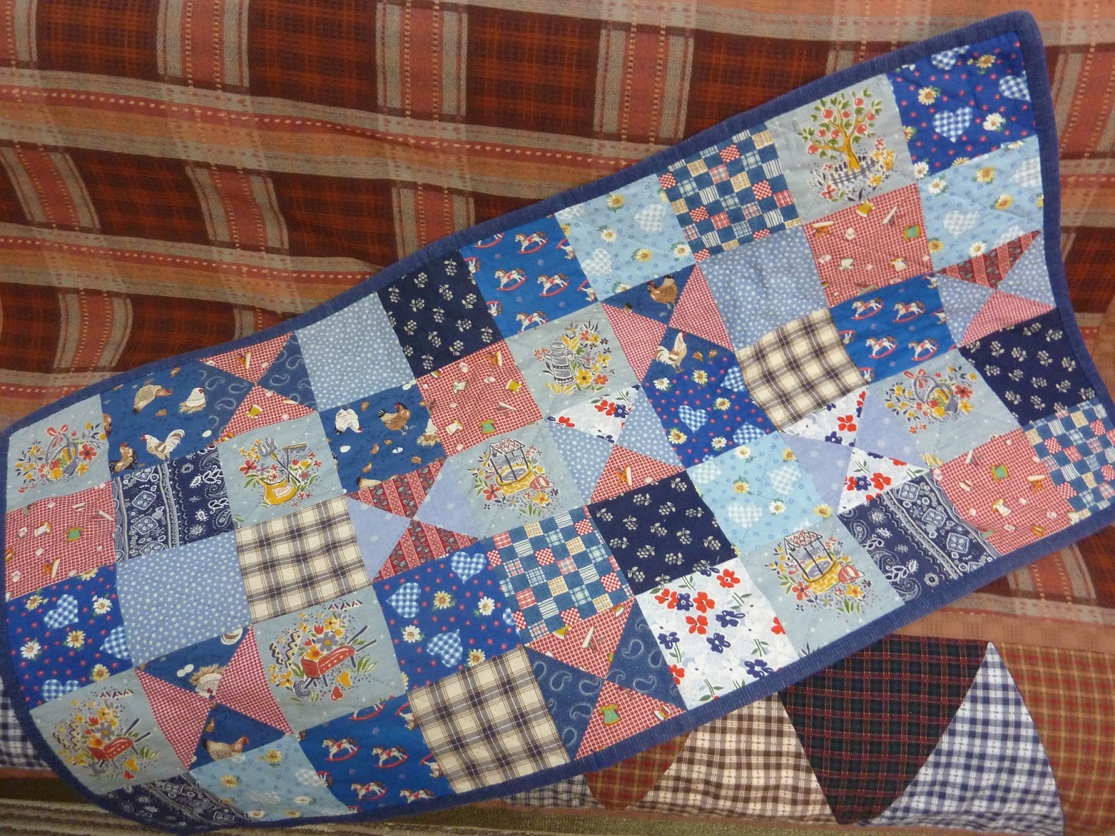 イトウタ 糸と布のクラフトブログ パッチワークキルトのマット ２