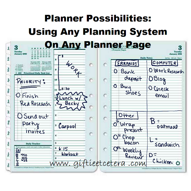 Planner Possibilities: Using Any Planning System on Any Planner Page ...