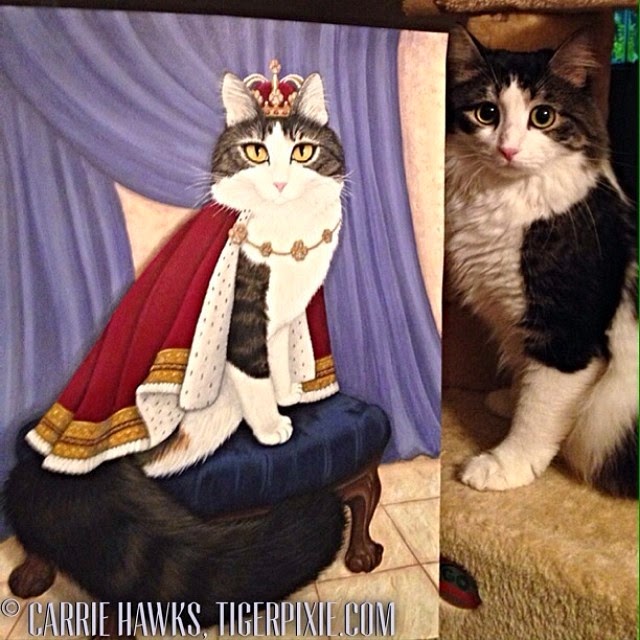 Prince Anakin The Two Legged Cat by Carrie Hawks, Tigerpixie.com