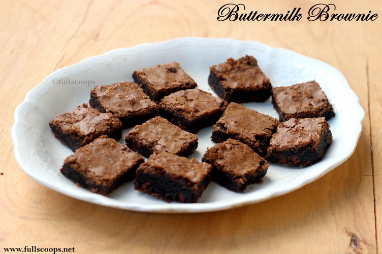 Buttermilk Brownies Full Scoops A food blog with easy,simple