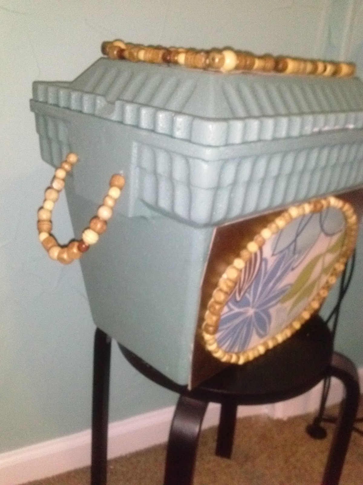 According2Sharon (DIY) How I Turned A Styrofoam Cooler Into a Trunk