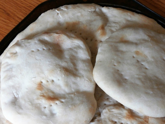 Fresh baked Syrian Bread