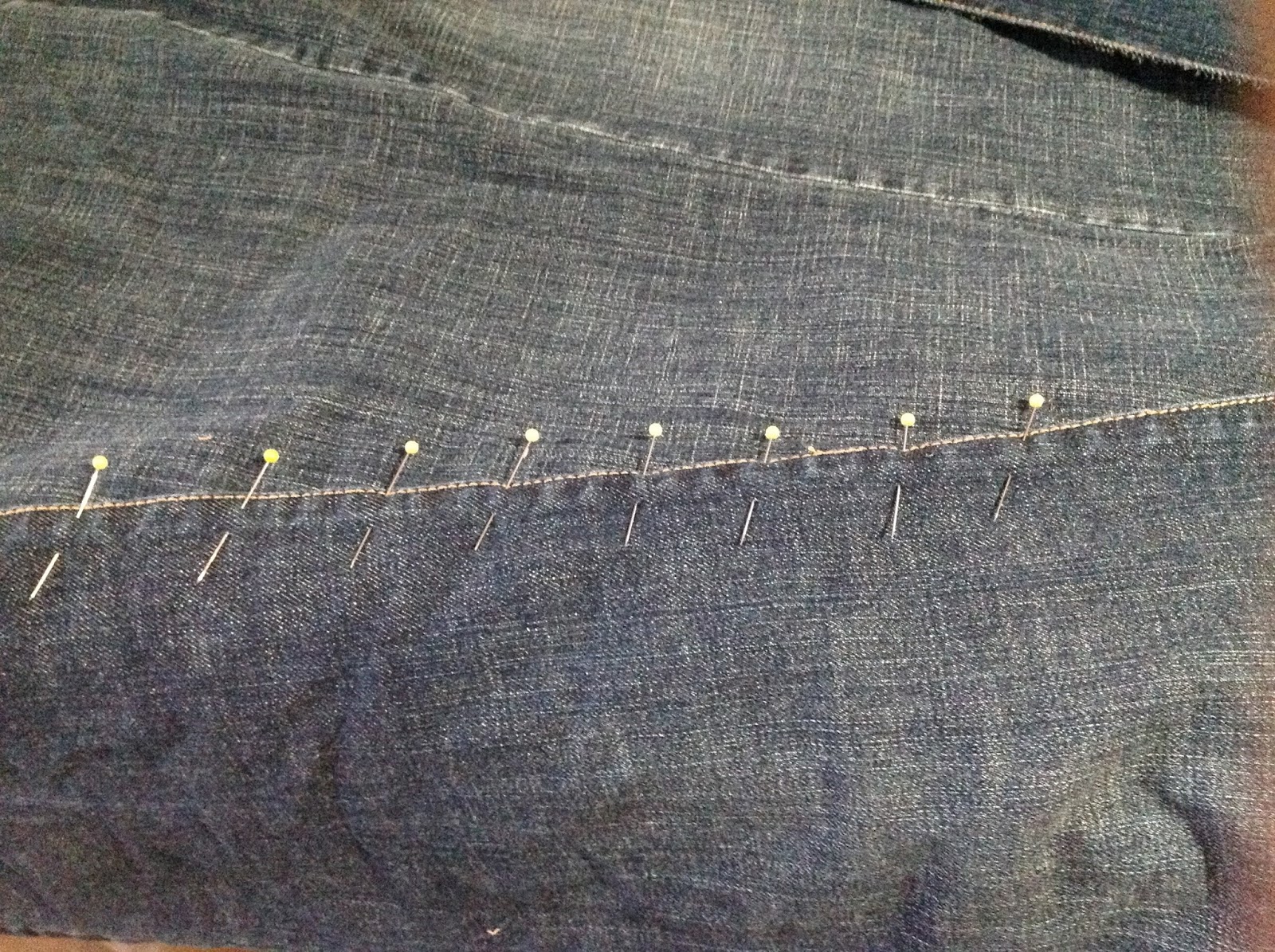 Crunchy Goodness Urban Homesteading: How to turn Jeans into a skirt!