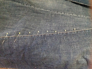 Crunchy Goodness Urban Homesteading: How to turn Jeans into a skirt!