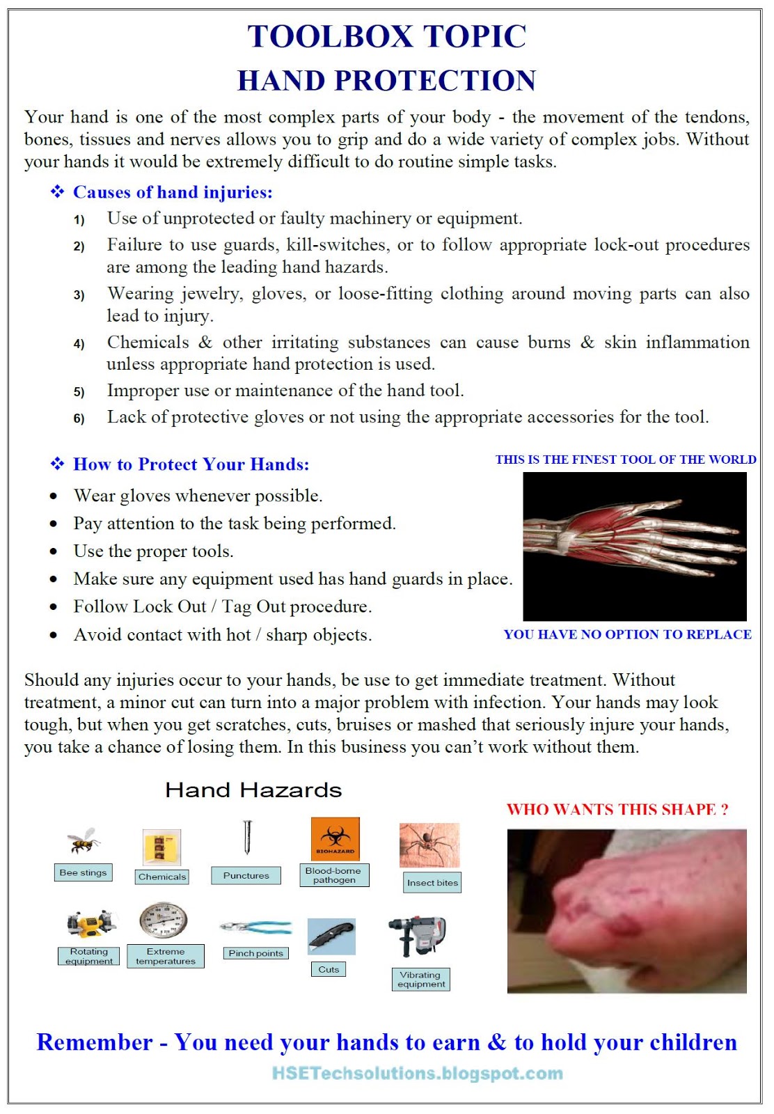 HSE Tech Solutions Hand Protection