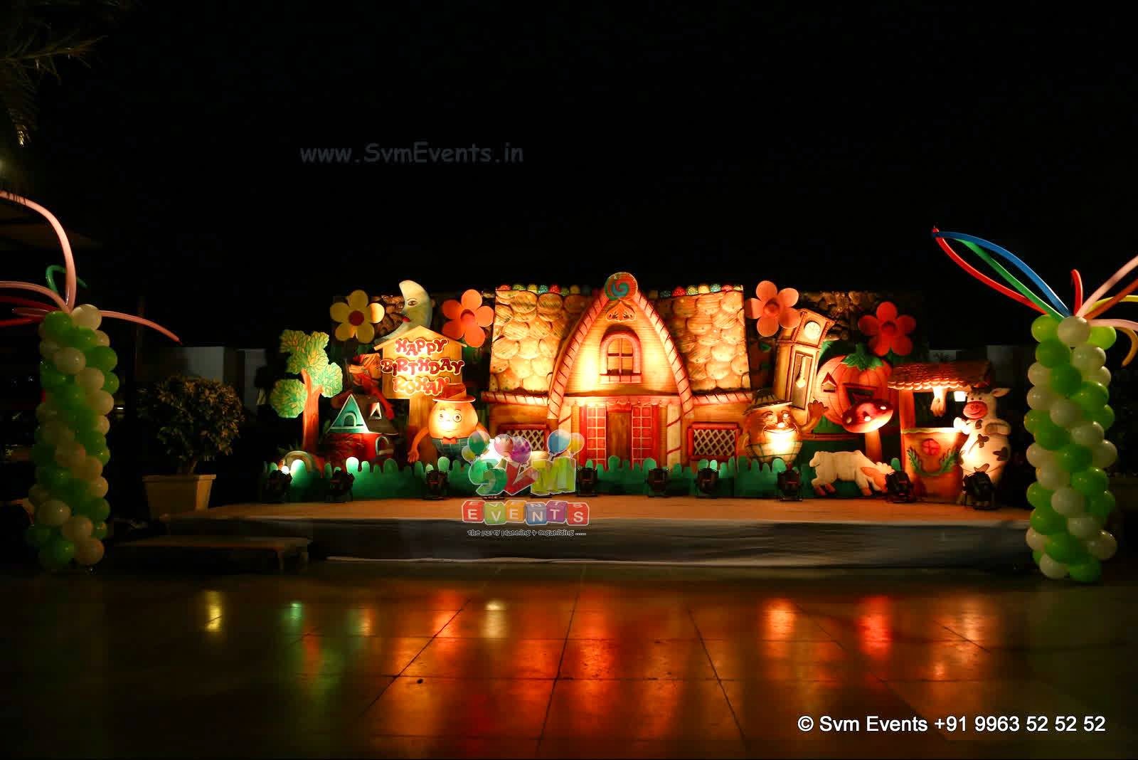 Svm Events Birthday Party Balloon Decoration in Hyderabad Birthday