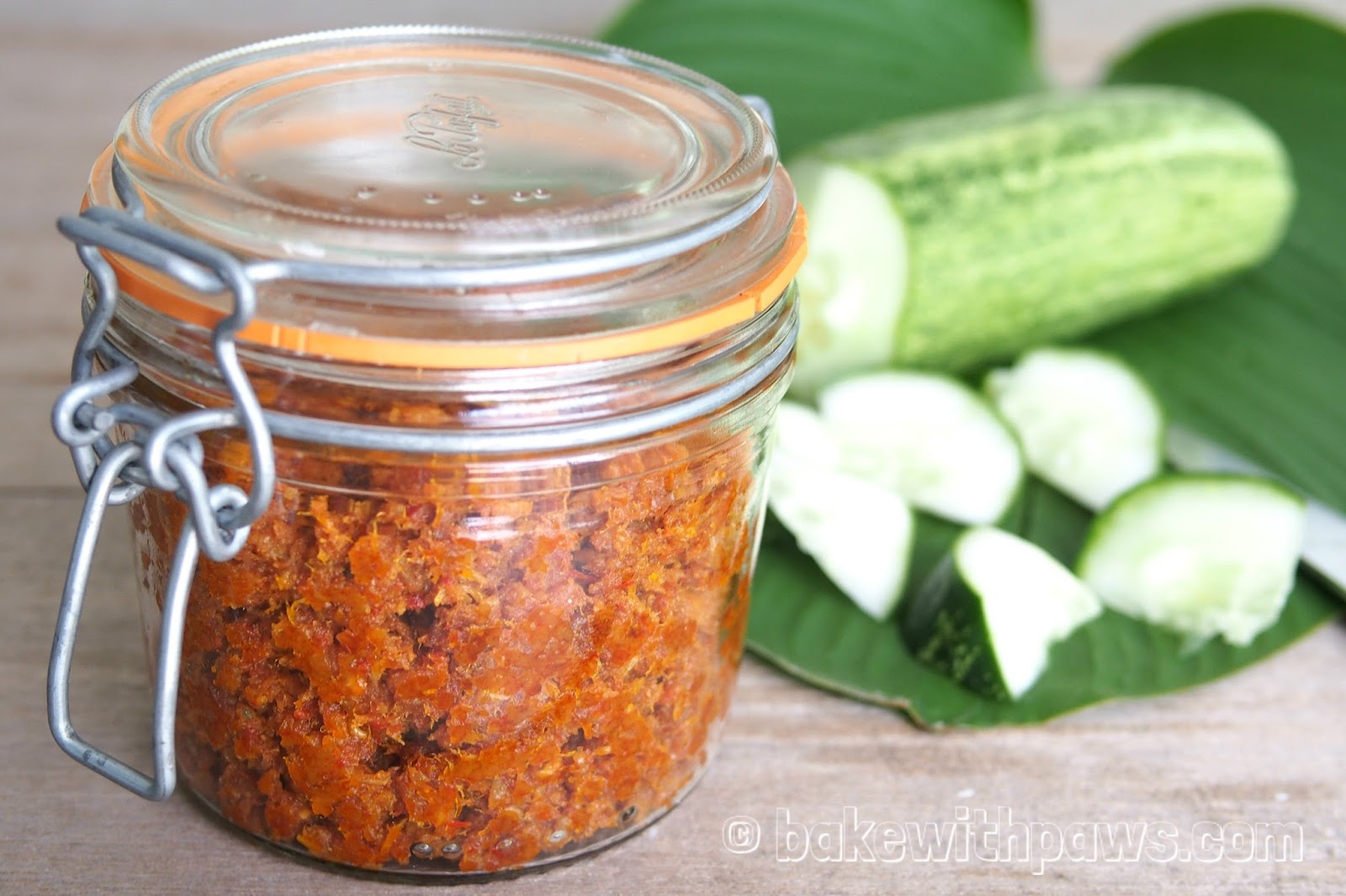 SAMBAL HEBI (DRIED SHRIMP SAMBAL) BAKE WITH PAWS