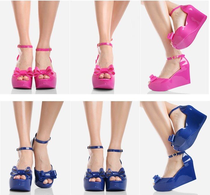 Anne Bell: Jelly Wedges Shoes