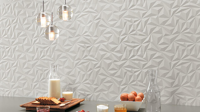 Tile design on wall - 3D Wall Design collection