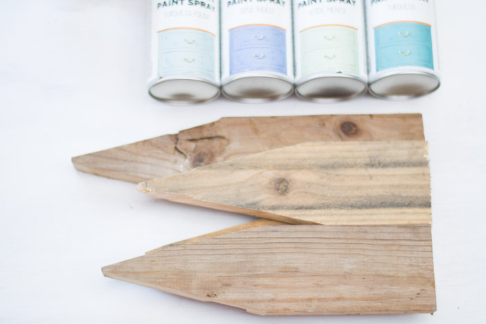 Perchero lápices madera diy