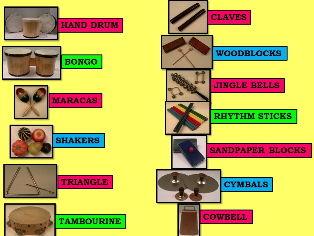 Classroom Rhythm Instruments Let's EXPLORE the Jingle Bells ☺