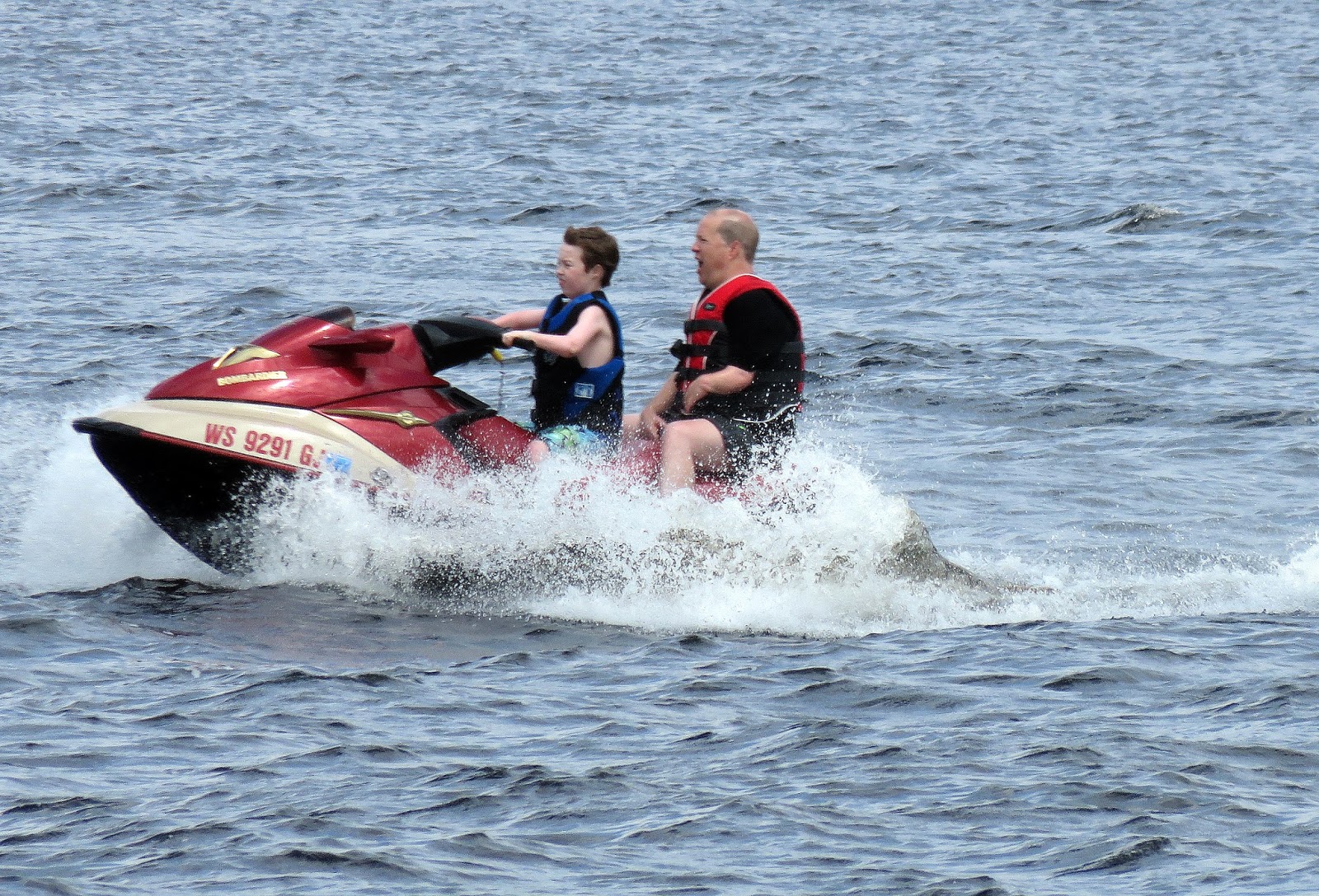 Todd Swank Jet Skiing on the St. Croix River