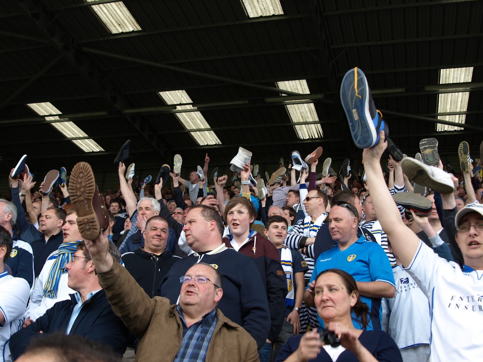 Travels of a Leeds fan Watford v Leeds Utd. 4th May 2013. Last of the
