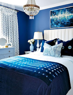 Dormitorio azul, dormitorios azules elegantes bonitos, color azul para las paredes del dormitorio