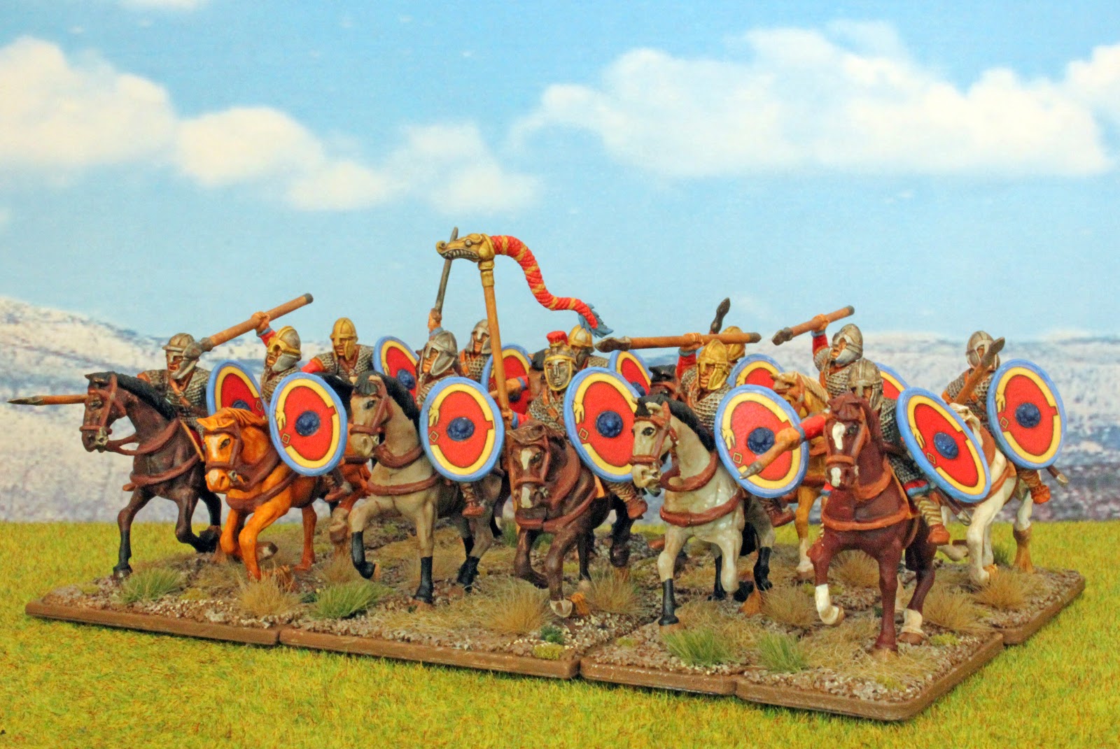 Late Roman Heavy Cavalry Gripping Beast 
