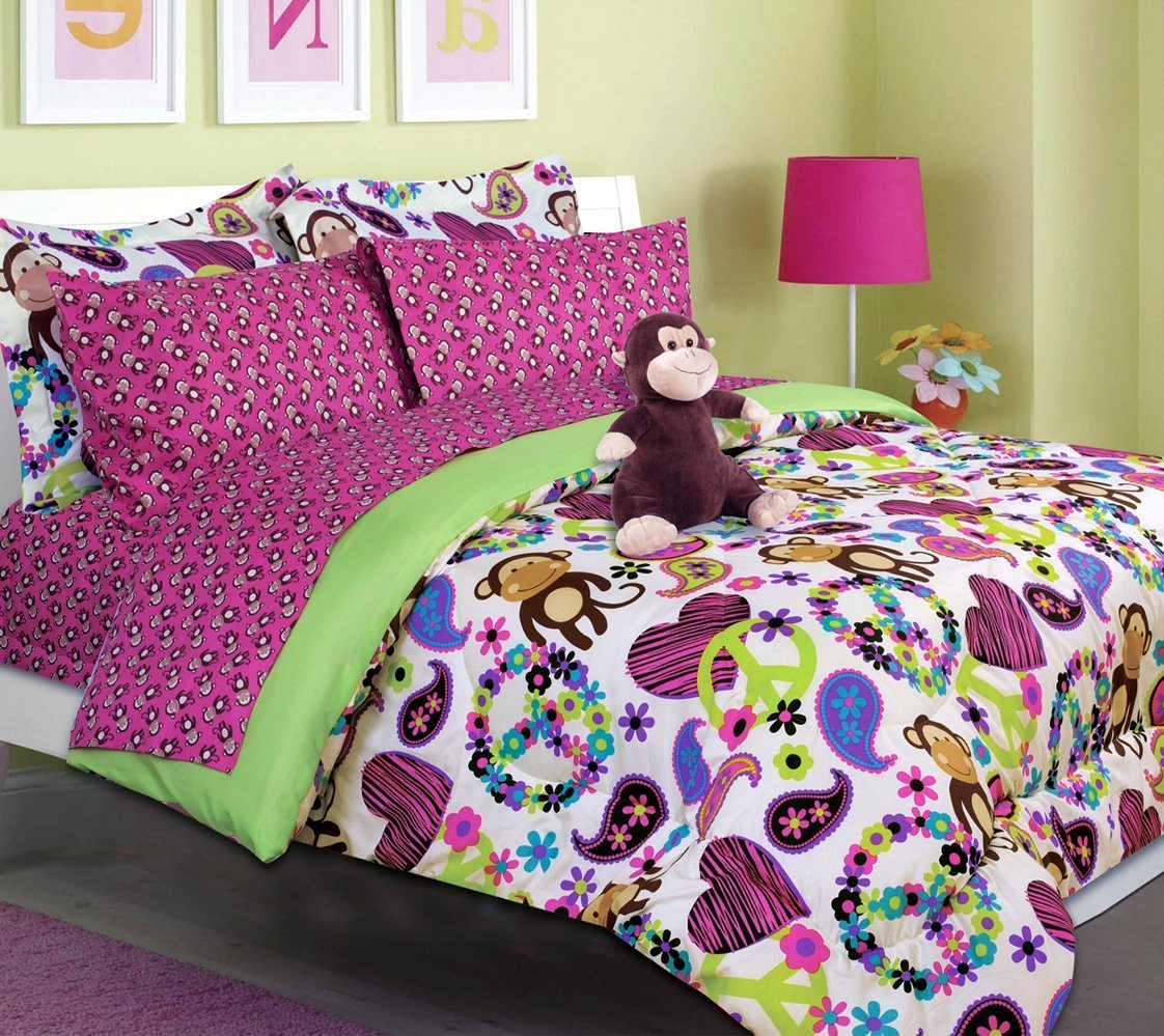Green and Purple Bedding Sets