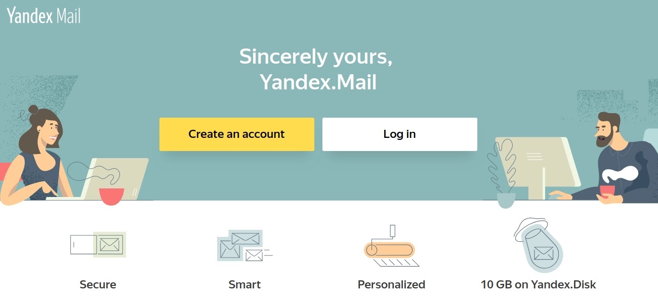 Yandex Mail Layanan Email Gratis Yandex Mail