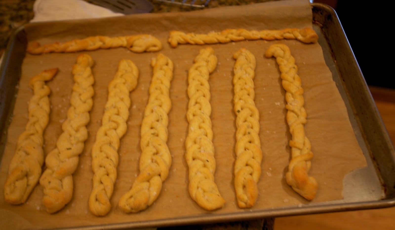 Braided Herb Breadsticks