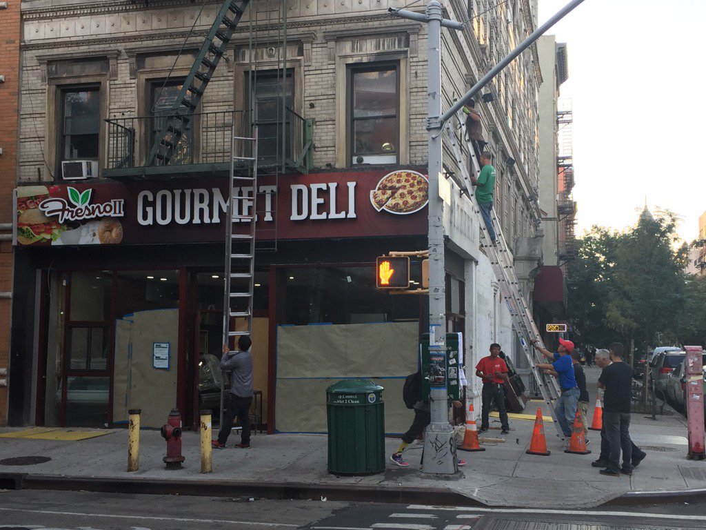 EV Grieve Fresno II Gourmet Deli signage arrives on 3rd Street and