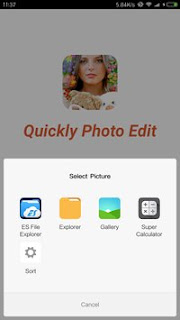Aplikasi Edit Foto Terbaru: Quickly Photo Edit APK v1.0.1 for Android Gratis