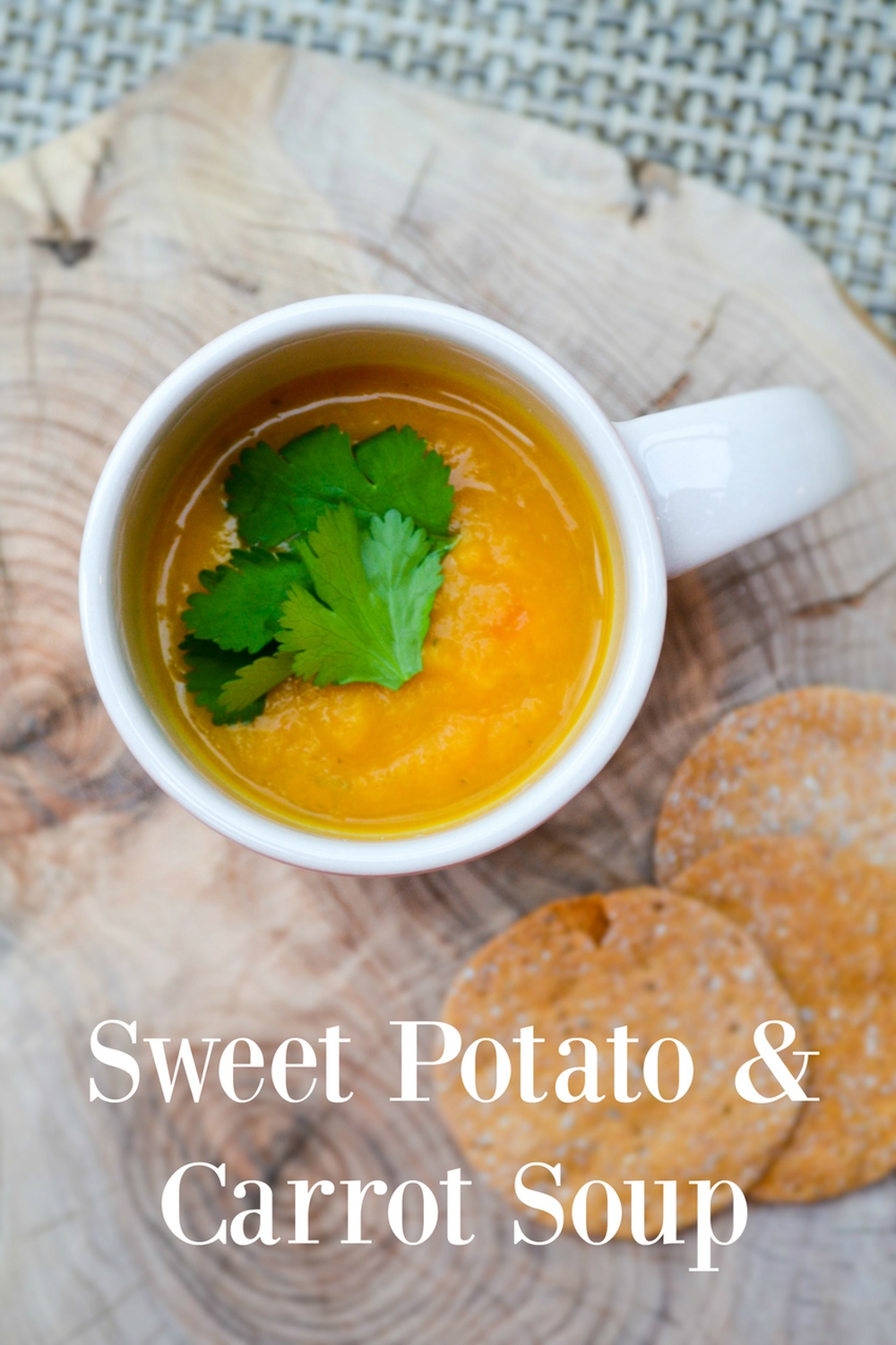 Lightly Spiced Sweet Potato and Carrot Soup Tinned Tomatoes