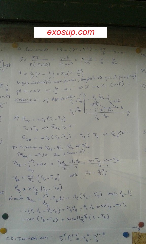 exam final thermodynamique 1 + correction smpc s1 fsr 201415