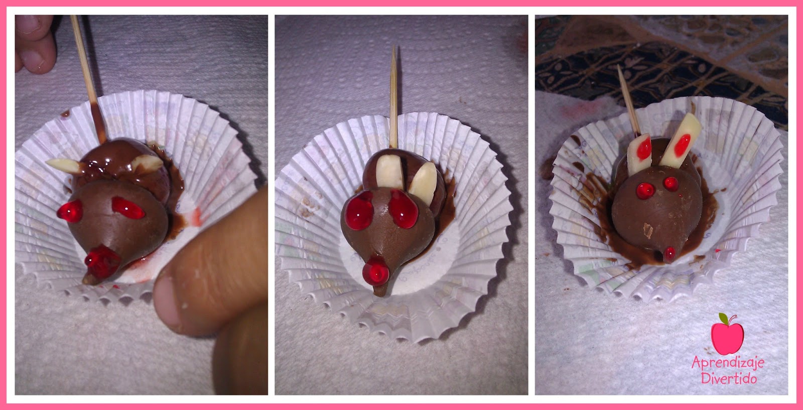 Por último dibújale los ojos y la nariz. Compártelo con tus seres queridos.