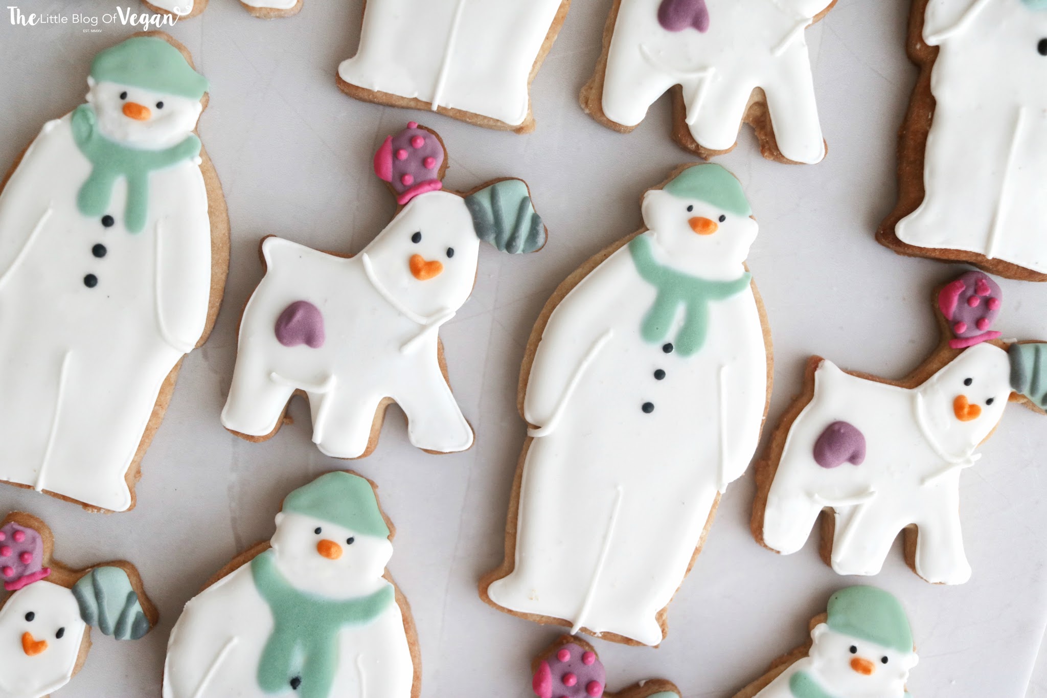 3 ingredient snowman & snowdog cookies recipe