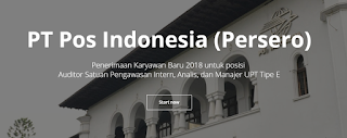 Lowongan Kerja BUMN Terbaru PT POS Indonesia (Persero) Besar Besaran