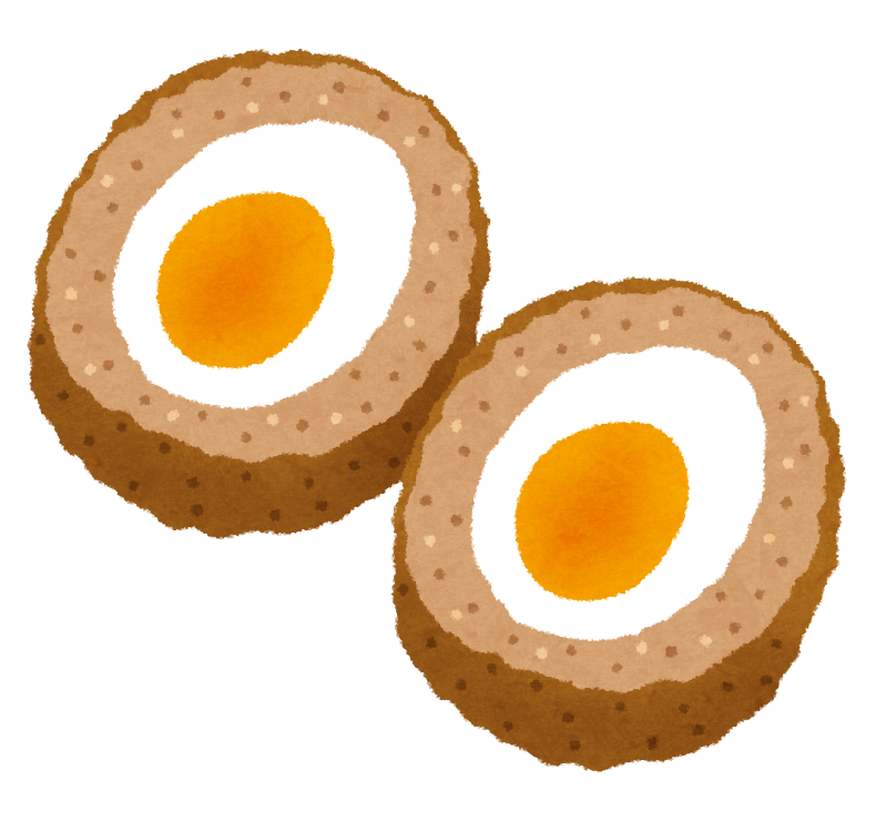 スコッチエッグのイラスト かわいいフリー素材集 いらすとや