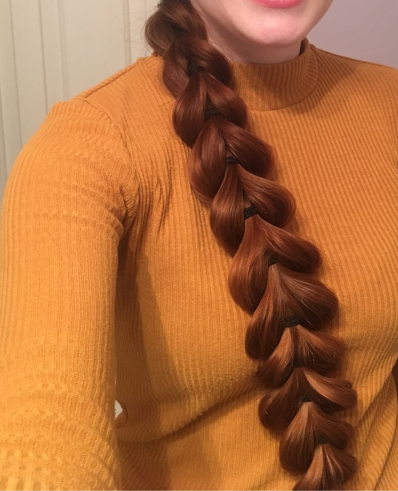  happy Hair Days My Adventures In A Pull through Braid