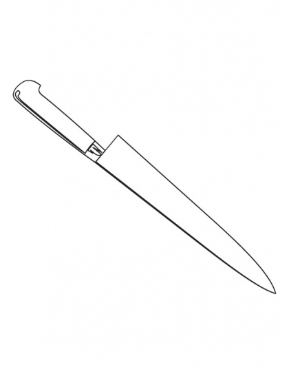 Free Knife Coloring Pages