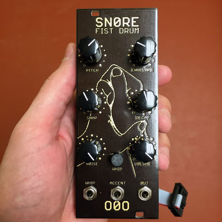 MATRIXSYNTH O0O SN0RE Fist Drum Eurorack Synthesizer Snare Module
