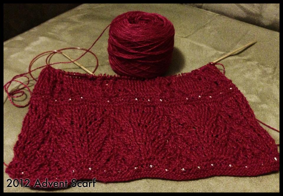 Miles 2 Knit Advent Calendar Scarf 2012