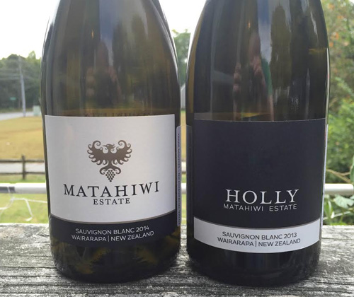 Matahiwi Estate Wairarapa Sauvignon Blanc 2014 & Holly Matahiwi Estate Wairarapa Sauvignon Blanc 2013
