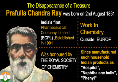 satej patil : Prafulla Chandra Ray : The Disappearance of a Treasure