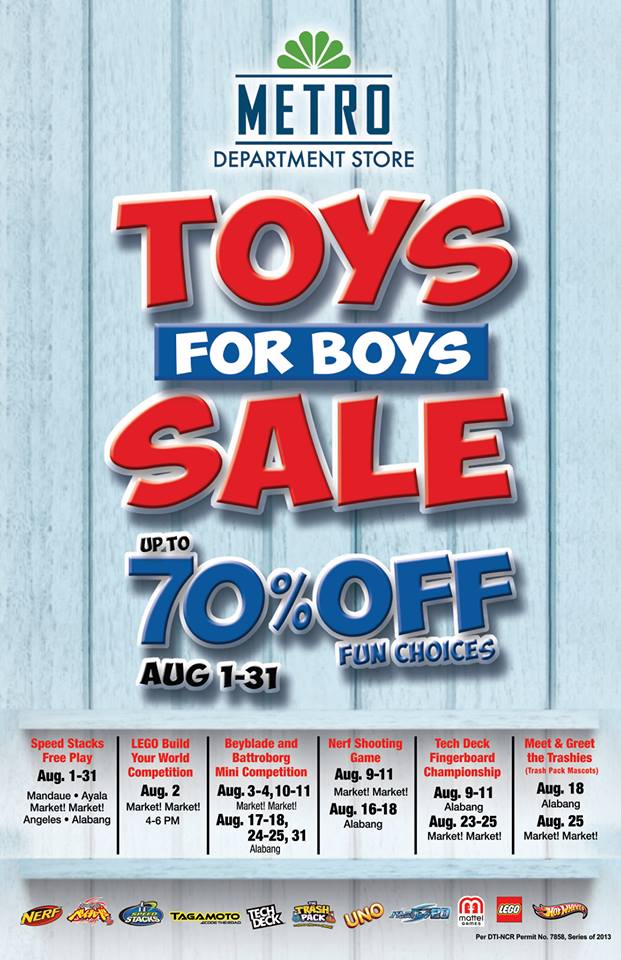 Manila Shopper Metro Stores Toy SALE and Book Fair Aug 2013