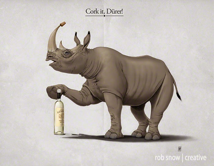 08-Cork-It-Durer-Rob-Snow-Animal-Illustrations-Play-on-Words-www-designstack-co
